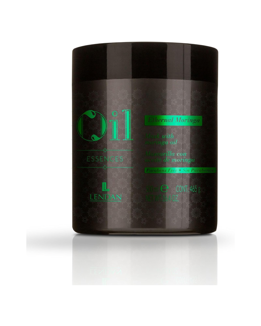 LENDAN - Ethernal Moringa Mascarilla Hidratante y Reparadora con Aceite de Moringa para Cabellos muy Castigados 500 ml