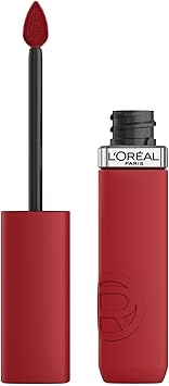 L'Oréal Paris Pintalabios Líquido, Color Intenso, Fórmula Mate de Larga Duración, Con Ácido Hialurónico, Sin Transferencia, Infaillible Matte Resistance