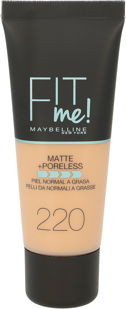Maybelline New York Fit Me Matte Poreless – Base de Maquillaje Líquida