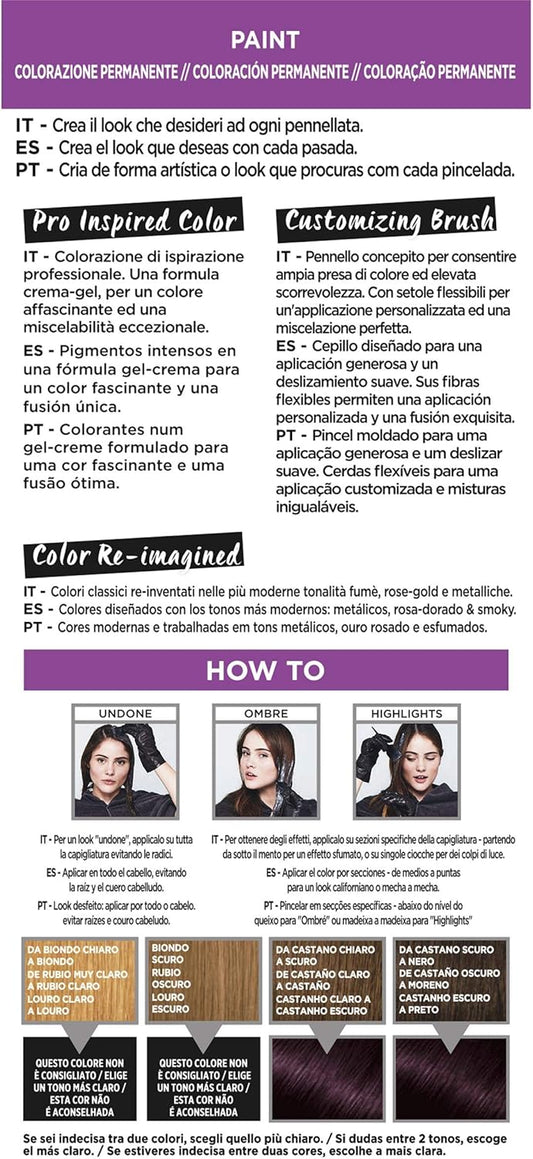 L'Oréal Paris Colorista Coloración Permanente Colorista Paint - Mulberry