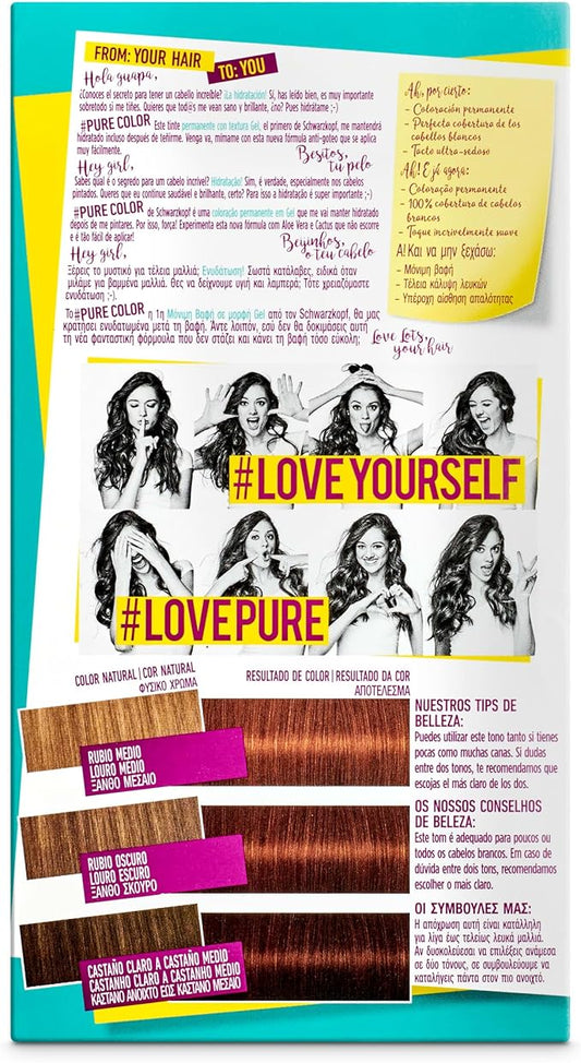 Schwarzkopf, Coloración permanente - Tono 7.60 Milky Chocolate