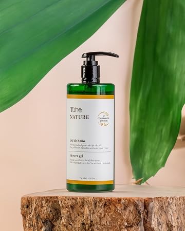TAHE - Nature Gel de Baño sin Sulfatos con Polifenoles Naturales y Aceite de Coco y Lino 750ml - Limpia sin Resecar la Piel - Prebióticos Sin Jabó