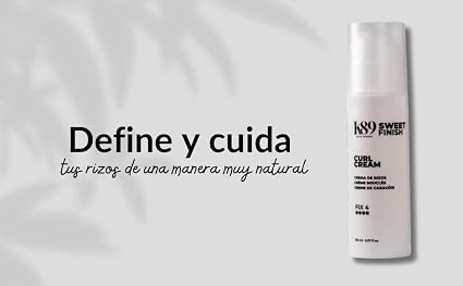 K89 - Sweet Finish Curl Cream Crema de Rizos Fijación 4 150 ml - Define Rizos y Ondas sin Rigidez - Hidratación y Control del Frizz