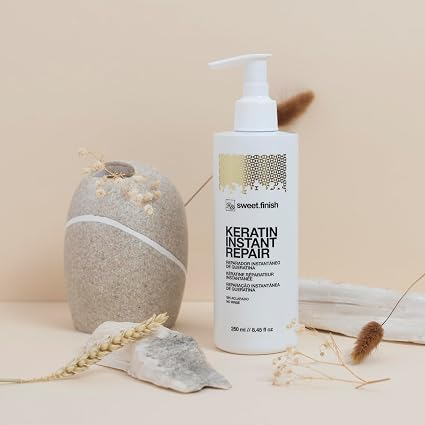 K89 - Sweet Finish Keratin Instant Repair Tratamiento Reparador de Queratina sin Aclarado 250 ml - Elimina el Frizz y Facilita el Alisado - Protección UV