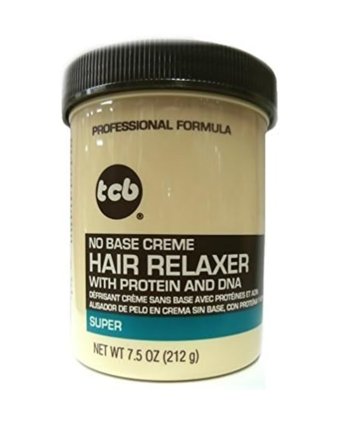 TCB No Base Creme Hair Relaxer Super – Alisado Intenso 212 g