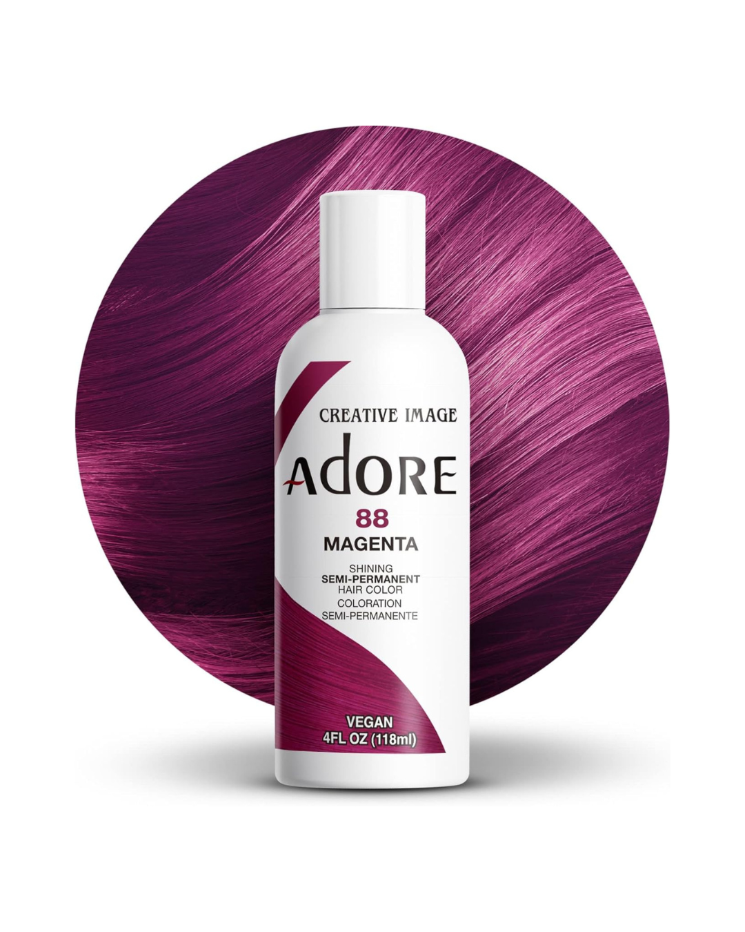 Adore Shining Tinte Semi‑Permanent Hair Color – Tono Magenta Nº 88