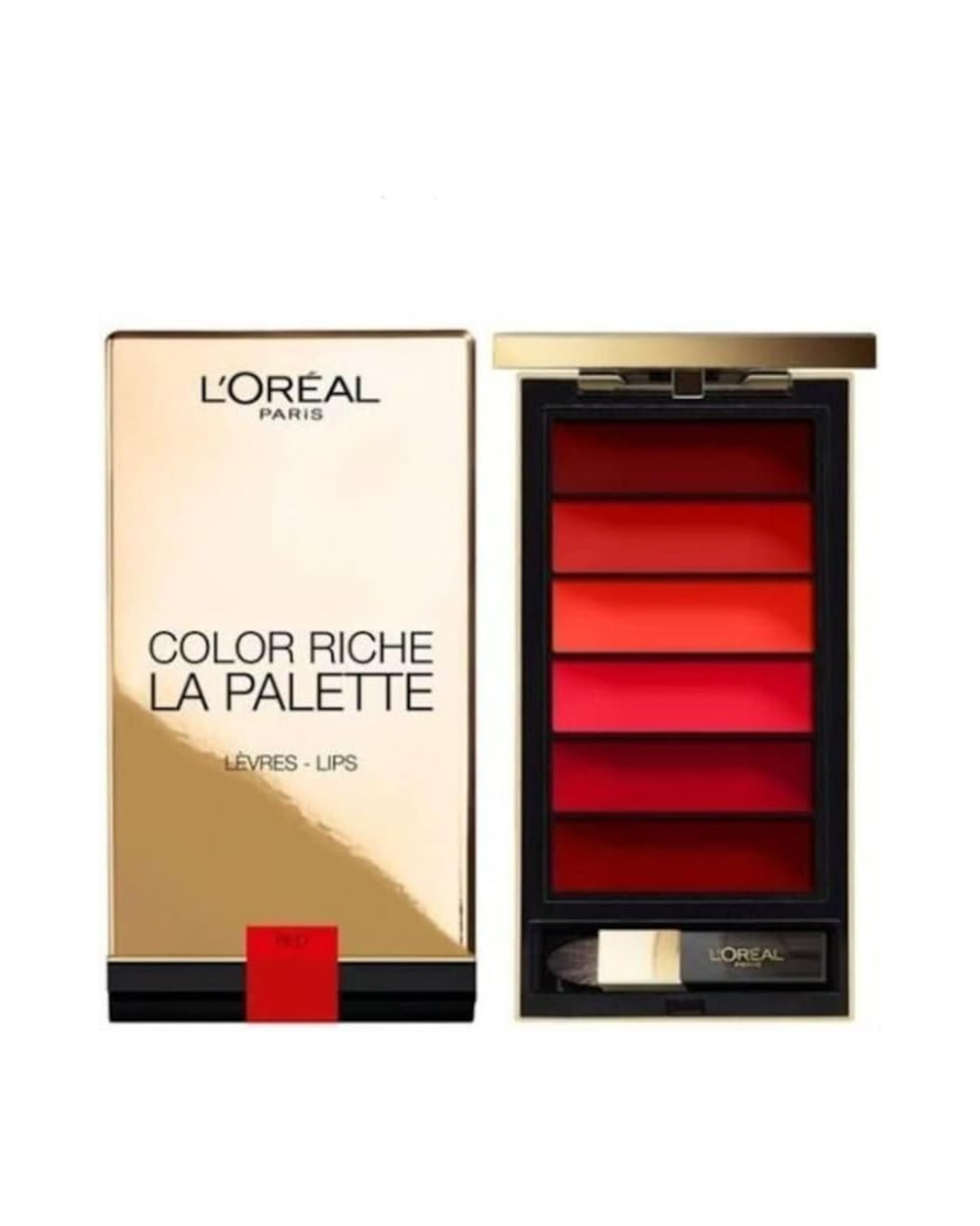 L'Oréal Paris Paleta de Labios Color Riche Lip Palette Red