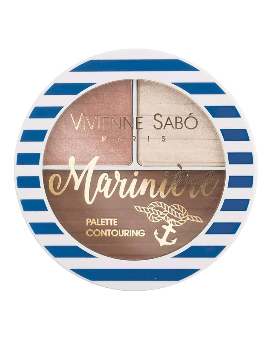 Vivienne Sabó Face Contouring Palette – Paleta de Contorno Facial Marinière 02 (3 Colores)