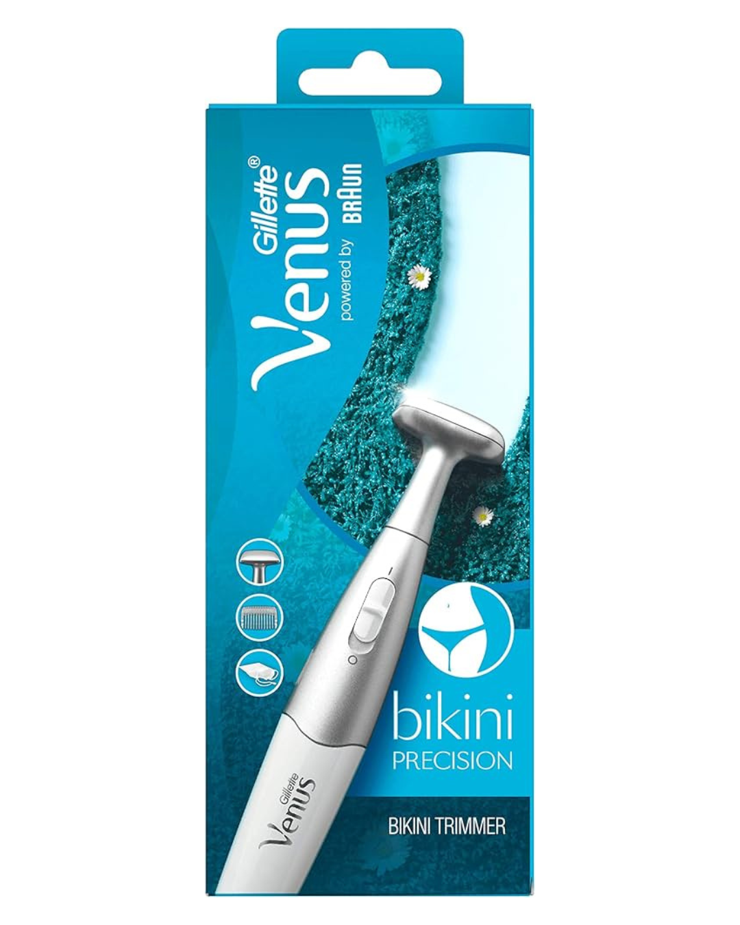 Venus Gillette Bikini Precision Recortadora + Peine Extra 5 mm, Prepárate Para Lucir Bikini