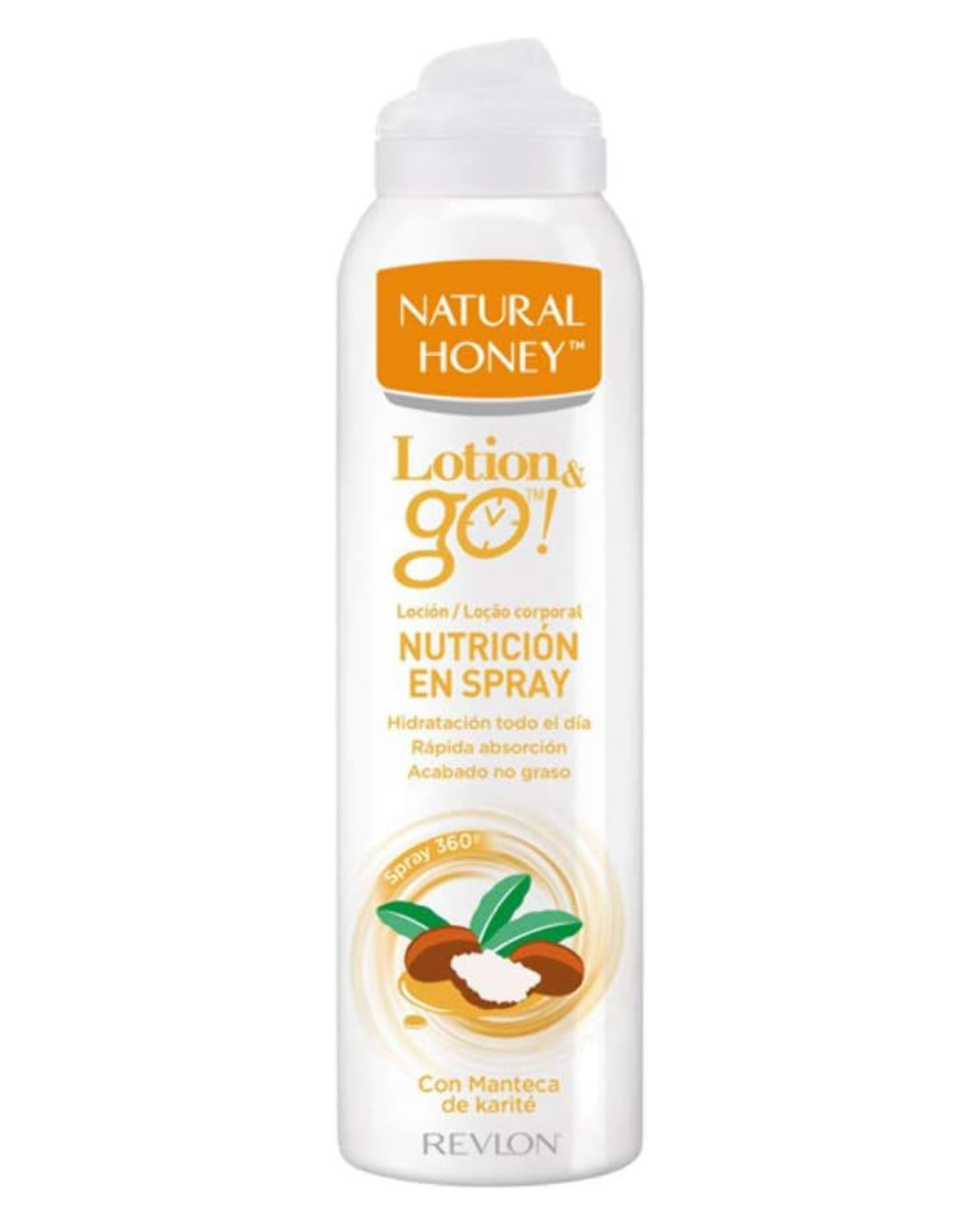 NATURAL HONEY Lotion go loción nutrición con manteca de karité spray 200 ml