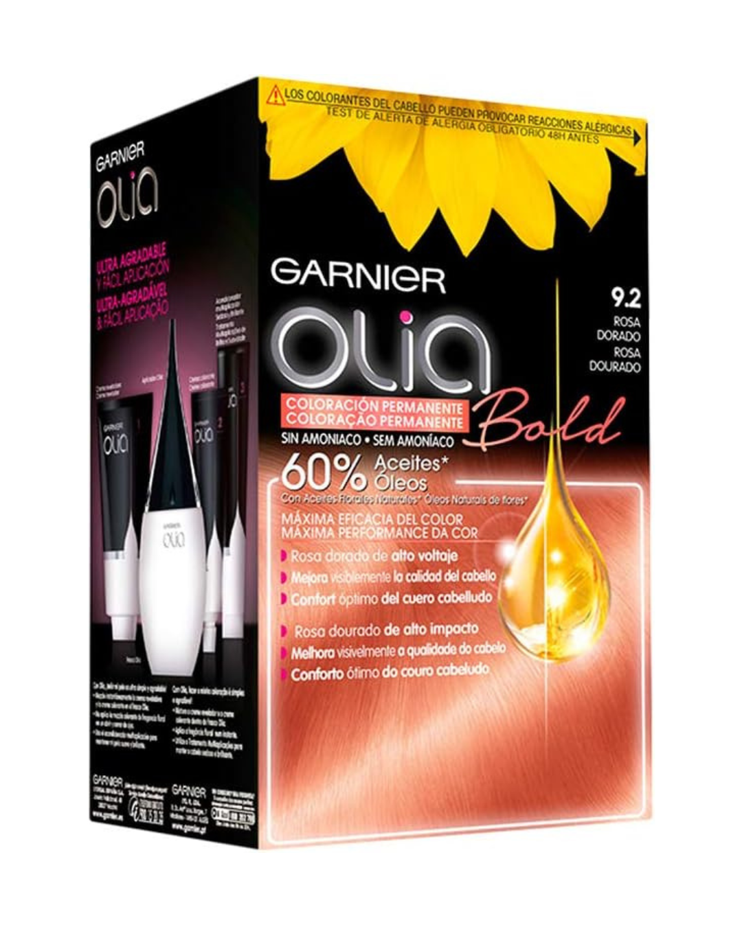 Garnier Olia Coloración permanente - Tono Bold Rosa Dorado 9.2