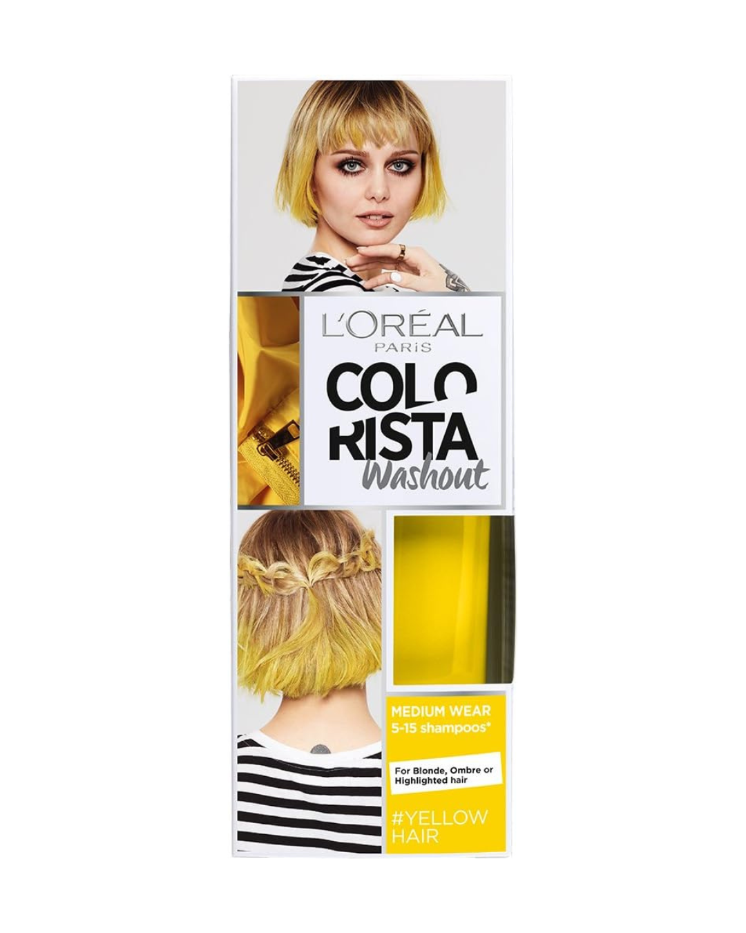 L'Oreal Paris Colorista Coloración Temporal Tono Washout Yellow Hair