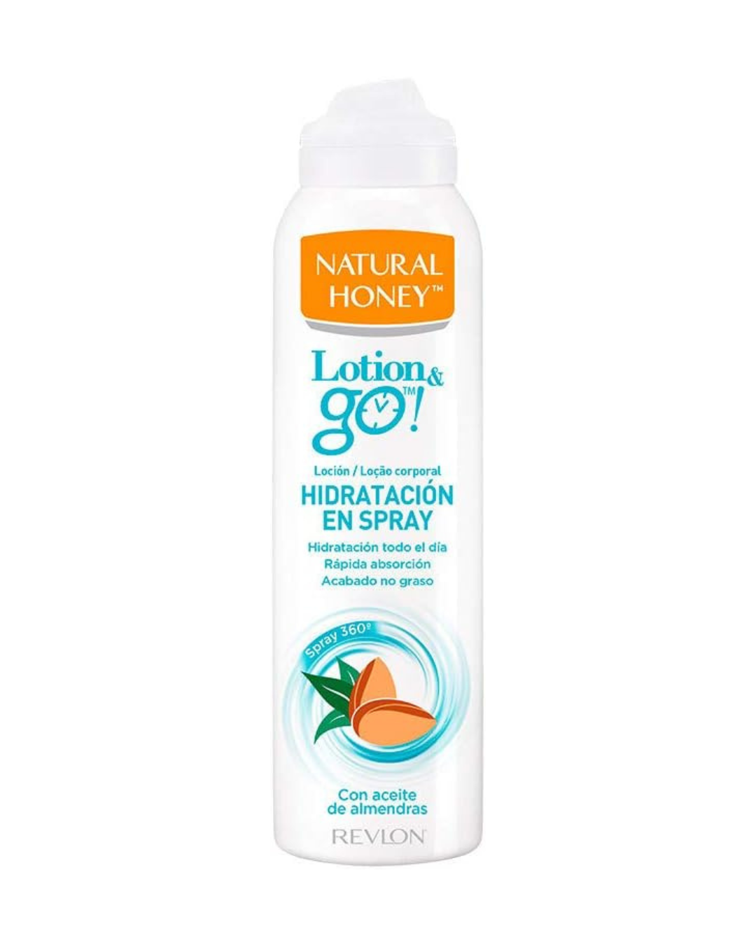 Natural Honey Lotion & Go Hidratación en Spray con Aceite de Almendras – 200 ml