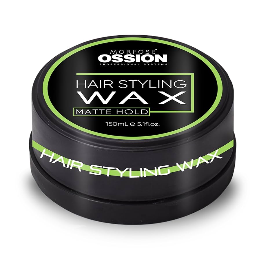Morfose Ossion Premium Barber Line - Cera para peinar el cabello (150 ml)