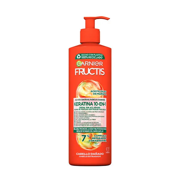 Garnier Fructis Goodbye Damage 10 en 1 – Leave-In Sin Aclarado para Cabello Dañado – 400 ml