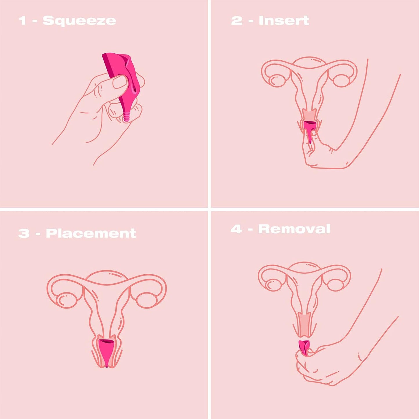 INTIMINA - Lily Cup, talla B y talla A: Copa Menstrual Fina para tus Reglas que Podrás Usar durante hasta 8 Horas