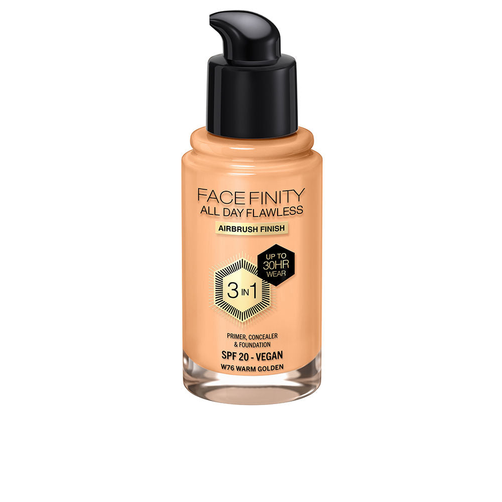 MAX FACTOR - Maquillaje - FACEFINITY ALL DAY FLAWLESS 3 IN 1 / (24 opciones)