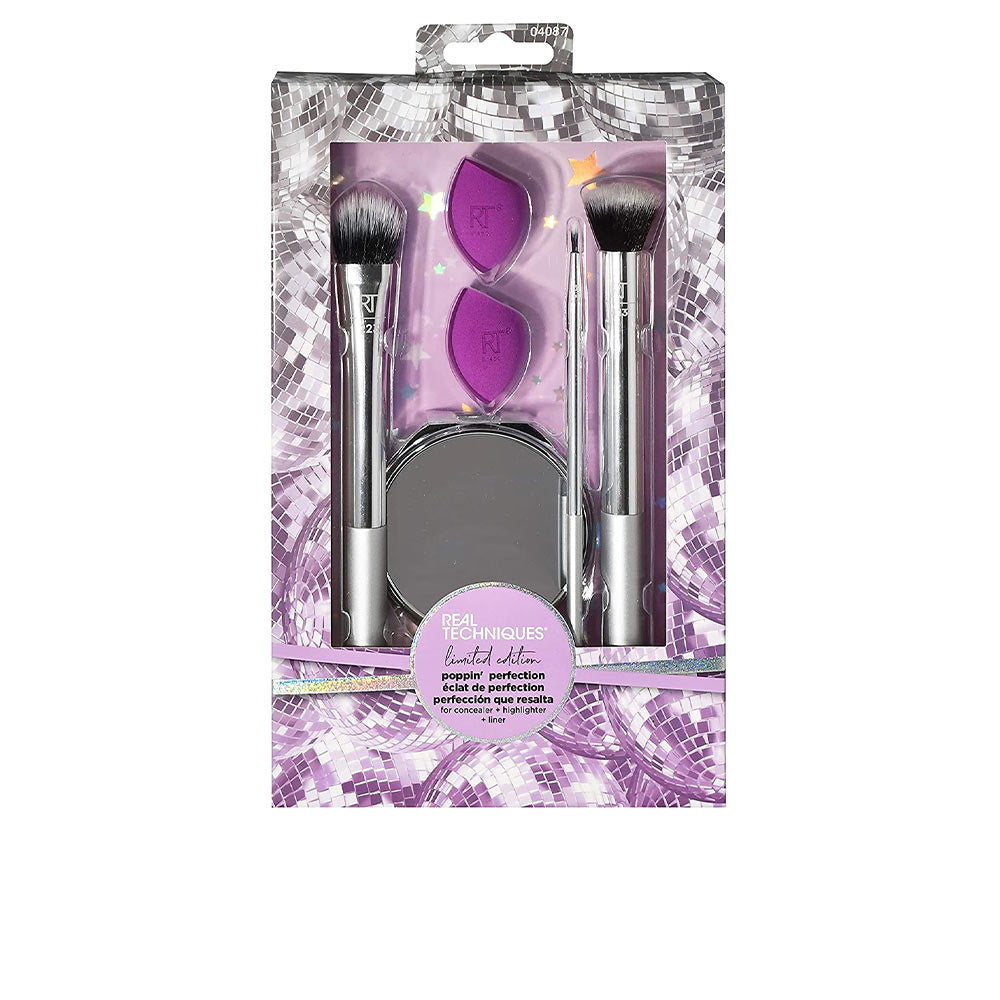 REAL TECHNIQUES - Maquillaje - POPPIN PERFECTION / (2 opciones)