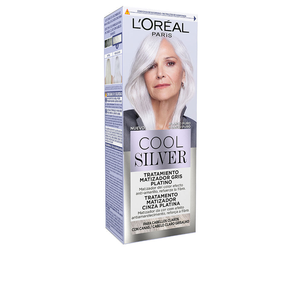 L'ORÉAL PARIS - Cabello - COOL SILVER tratamiento matizador gris platino / (3 variantes)