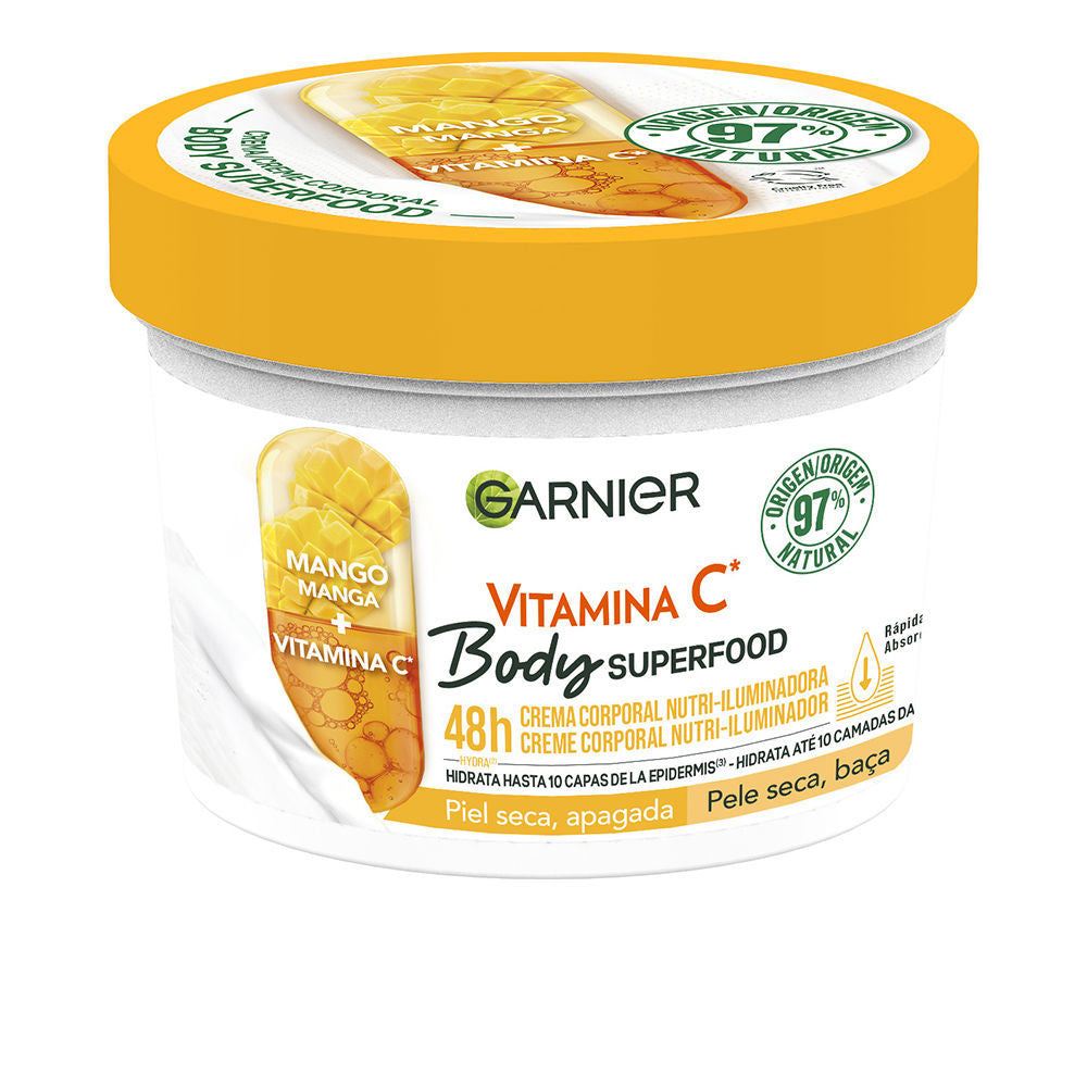 GARNIER - Cosmética Corporal - BODY SUPERFOOD crema corporal nutritiva 380 ml