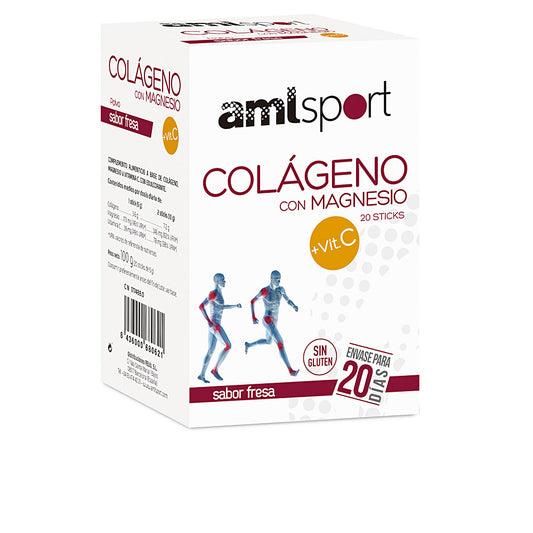 AMLSPORT - Alimentación - COLÁGENO CON MAGNESIO AMLSPORT / (3 opciones)