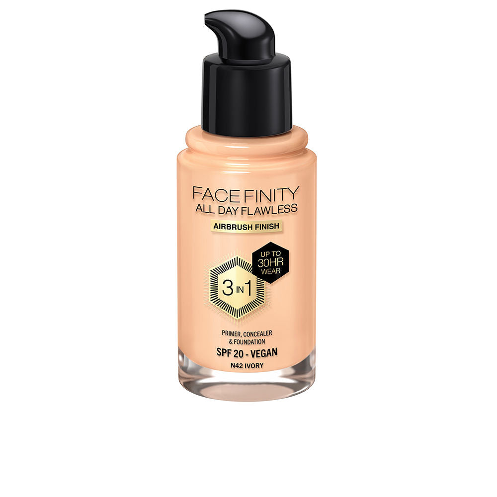 MAX FACTOR - Maquillaje - FACEFINITY ALL DAY FLAWLESS 3 IN 1 / (24 opciones)
