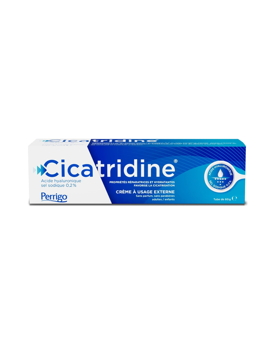 Cicatridine – Crema reparadora e hidratante con Ácido Hialurónico 0,2% (60 g) | Ayuda a la cicatrización y al confort de la piel