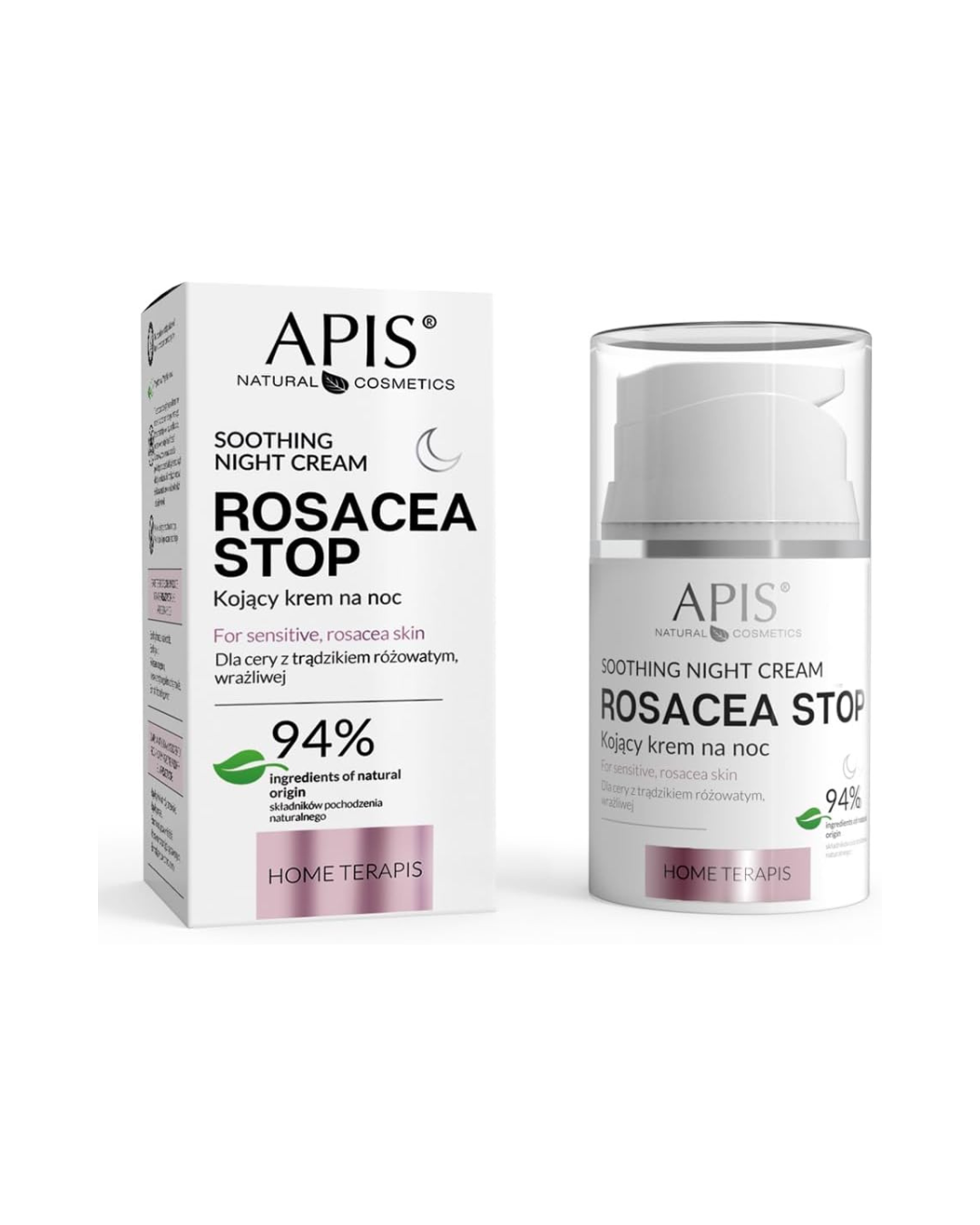 Apis Rosacea-Stop (Rosacestop) – Crema calmante anti-rojeces 94% origen natural (50 ml) | Confort, hidratación y piel más uniforme