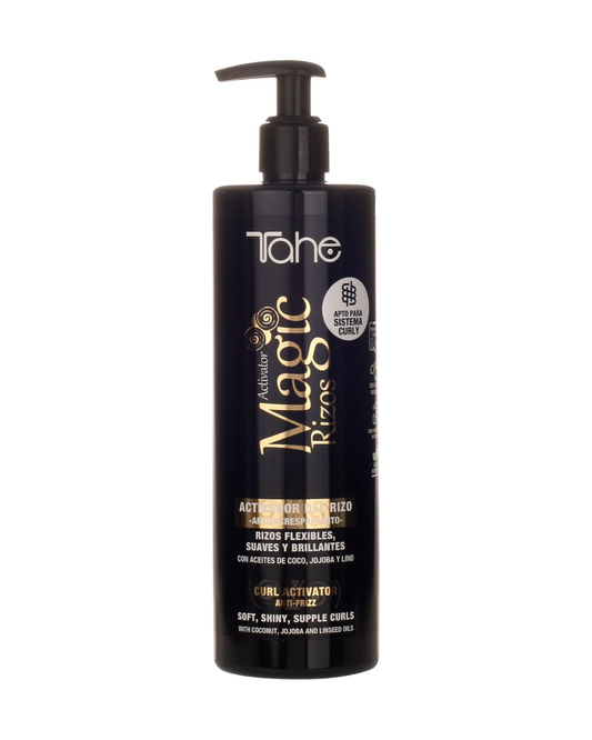 Tahe Magic Rizos Activador del rizo antiencrespamiento Activator apto para el Método Curly