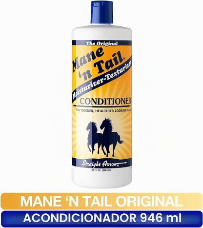 Straight Arrow Products Inc Original Horse – Bálsamo/Acondicionador (32 oz / 946 ml aprox.) | Hidratación intensa, desenredado y acabado sedoso