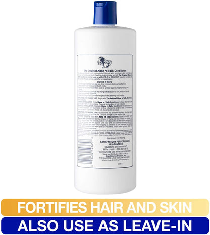 Straight Arrow Products Inc Original Horse – Bálsamo/Acondicionador (32 oz / 946 ml aprox.) | Hidratación intensa, desenredado y acabado sedoso