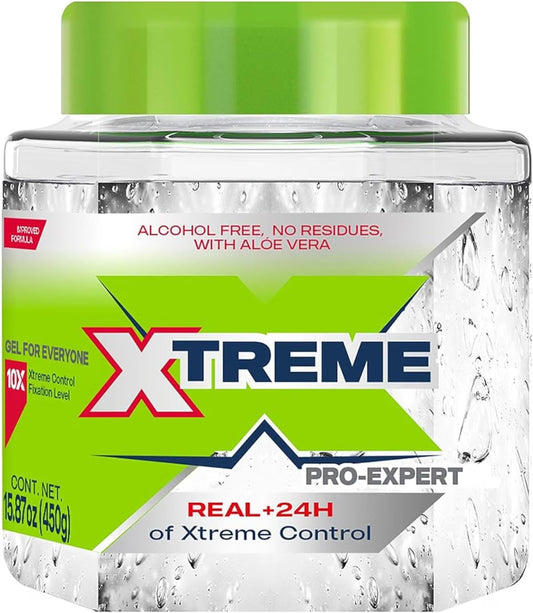 Wetline Xtreme Professional Gel de estilismo para líneWetline Xtreme Professional – Gel de estilismo Extra Hold (15.72 oz / 450 g aprox.) | Fijación extra fuerte para definición duradera sin frizza húmeda de agarre extra, 15.72 onzas