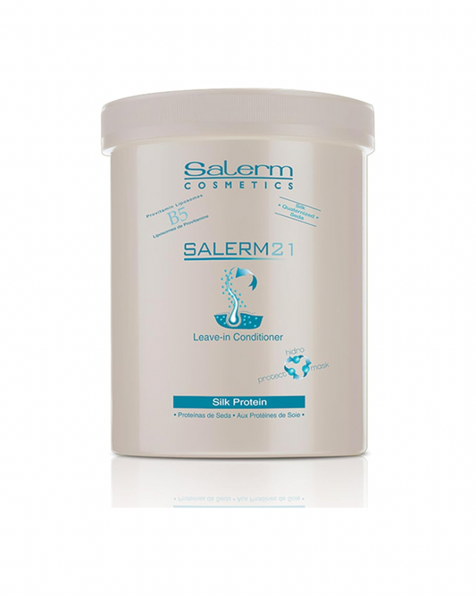Salerm 21 Acondicionador Sin Aclarado Leave-in Silk Protein con Proteína de Seda y Provitamina B5 Formato Profesional 1000 ml