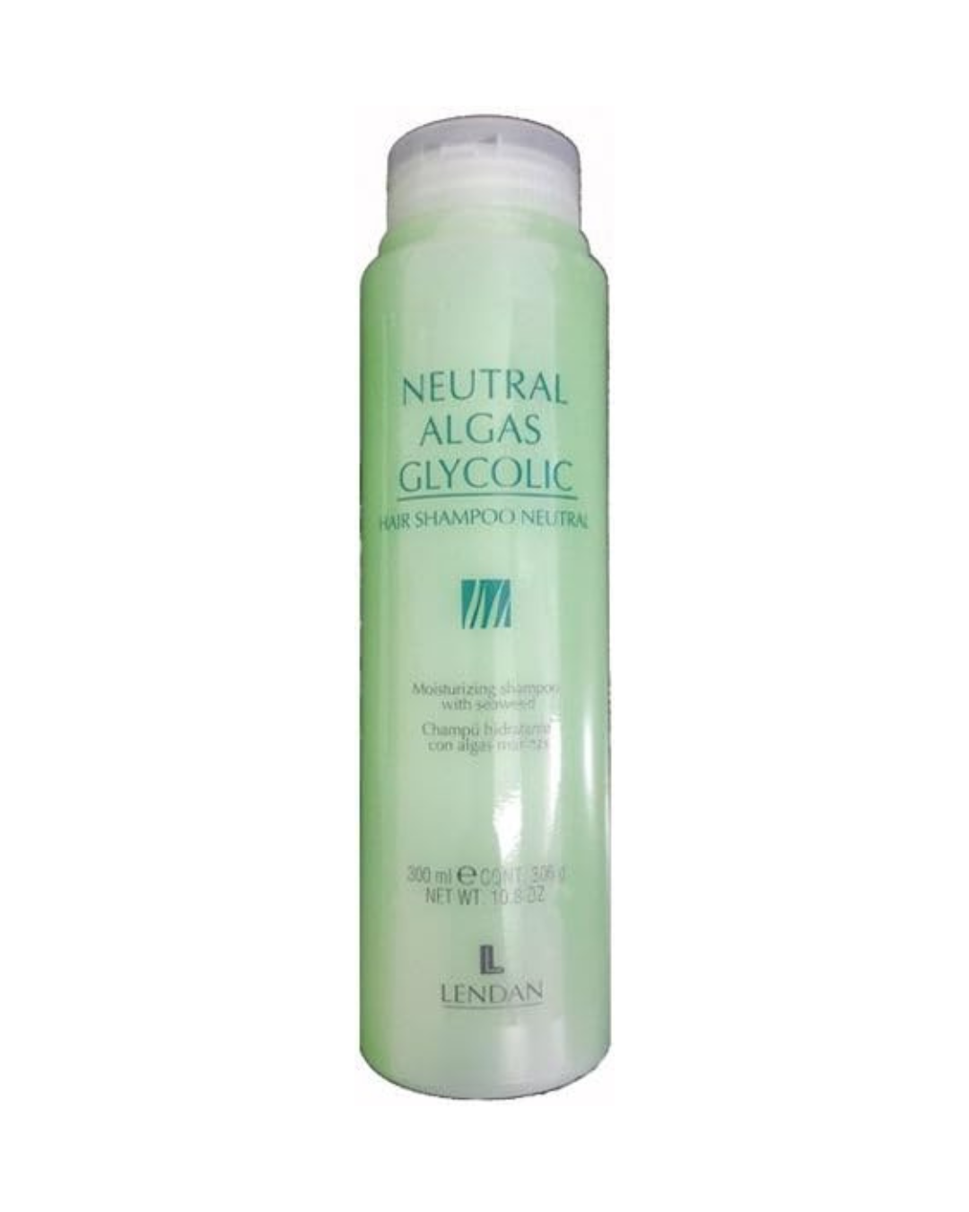 LENDAN - Neutral Algas Glycolic Champú Hidratante 300 ml - con Algas Marinas y Ácido Glicólico - Normaliza el pH y Neutraliza Residuos Alcalinos - Todo Tipo de Cabello