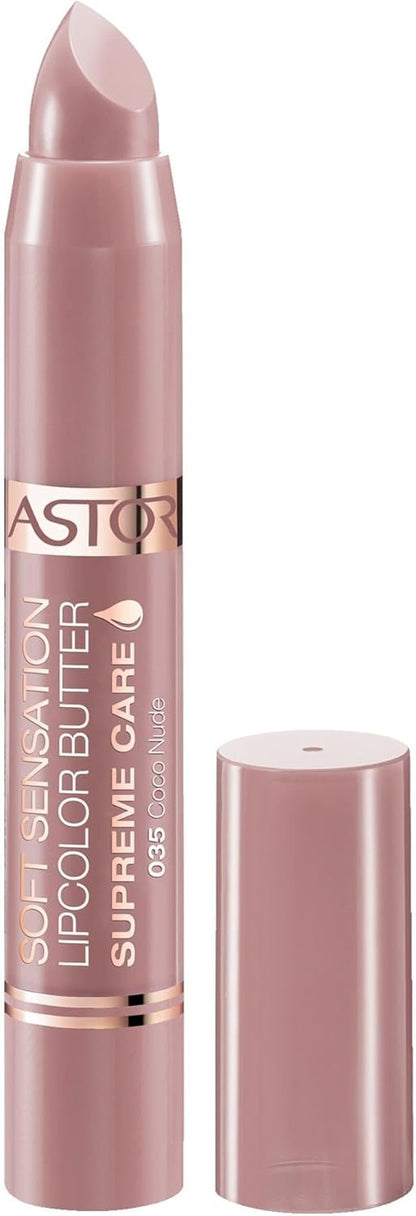 Astor - Soft Sensation Lipcolor Butter Mate – Barra de Labios Hidratante, Mate y Color 3 en 1