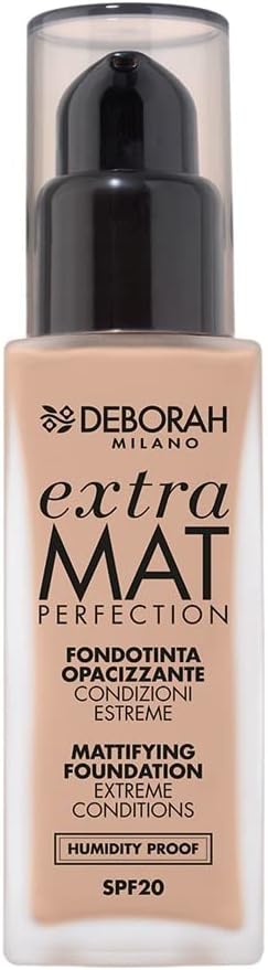 Deborah Milano - Base líquida Extra Mat Perfection SPF 20