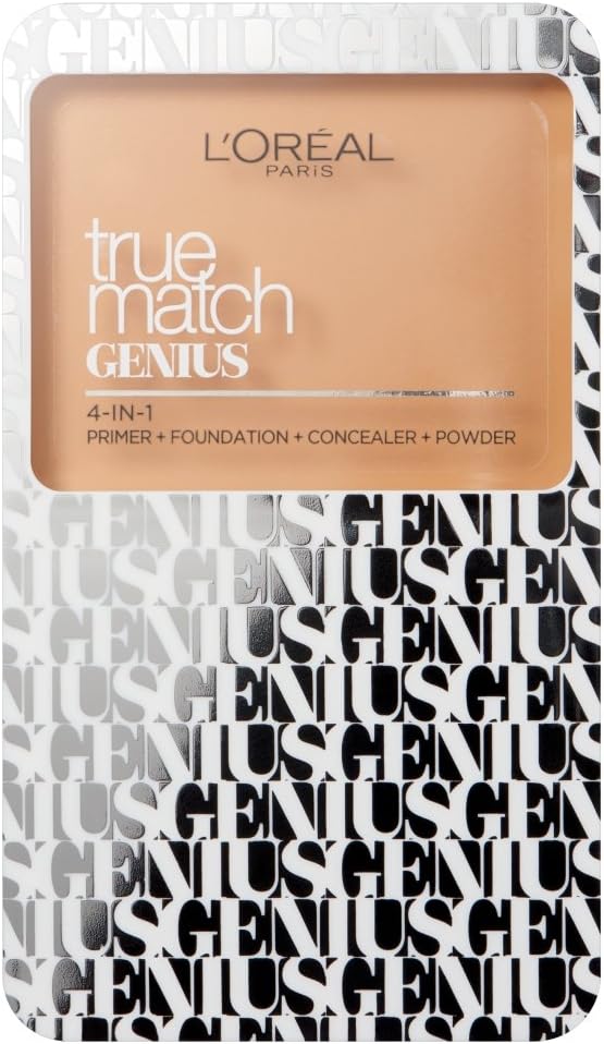 L’Oréal Paris True Match Polvo 4 in 1 (primer, base de maquillaje, corrector y polvo compacto)
