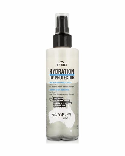LENDAN - Terra Hydration UV Protector Spray Bifásico sin Aclarado 200 ml - Protege del Sol y Desenreda sin Apelmazar - Previene la Rotura del Cabello