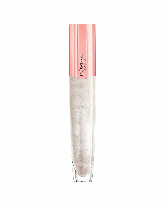 L'ORÉAL PARIS - Brilliant Signature Plump Brillo de Labios Efecto Volumen 400 Maximize Transparente 7 ml - con Ácido Hialurónico y Colágeno - Labios Rellenos e Hidratados - Alto Brillo de Larga Duración