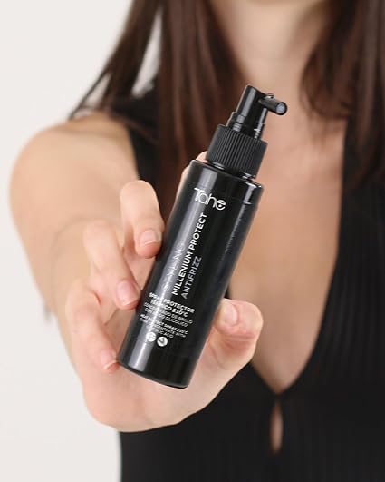TAHE - Millenium Protect Spray Protector Térmico 230º 100ml - Escudo contra el Calor de Plancha y Secador, Antihumedad - Brillo y Cabello Manejable