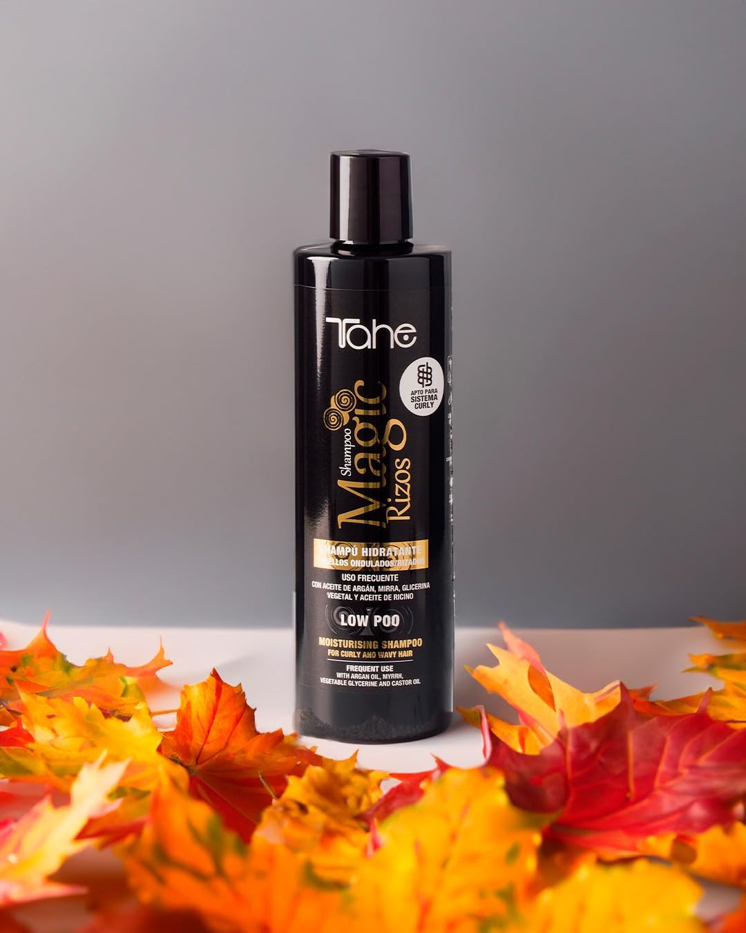 TAHE - Magic Rizos Champú Hidratante Low Poo Uso Frecuente 300 ml - Limpia y Revitaliza el Rizo sin Resecar - Método Curly, Rizados y Ondulados