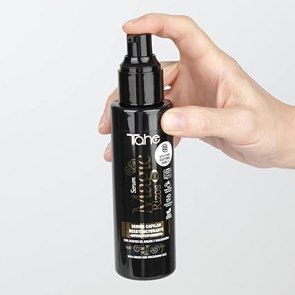 TAHE - Magic Rizos Sérum Capilar Reestructurante Antiencrespamiento 100 ml - Elimina el Frizz y Sella las Puntas Abiertas - Método Curly, Sin Peso