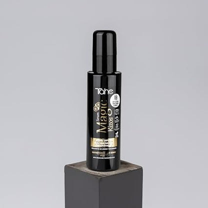 TAHE - Magic Rizos Sérum Capilar Reestructurante Antiencrespamiento 100 ml - Elimina el Frizz y Sella las Puntas Abiertas - Método Curly, Sin Peso