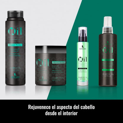LENDAN - Oil Essences Ethernal Moringa Aceite Capilar 100ml - Sella las Puntas y Controla el Encrespamiento - Filtro UV, Brillo y Nutrición Profunda