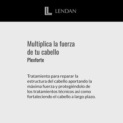 LENDAN - Plex Forte Nº5 Conditioner Acondicionador en Crema 300 ml - Reduce la Rotura y Devuelve la Fuerza - Brillo y Suavidad sin Apelmazar