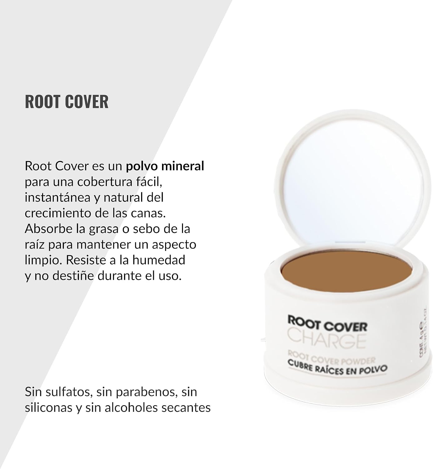 LENDAN - Root Cover Charge Cubre Raíces y Canas en Polvo Mineral Rubio 4 g - Cobertura Instantánea que Resiste la Humedad - Hasta 70 Aplicaciones