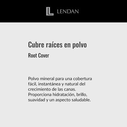 LENDAN - Root Cover Charge Cubre Raíces y Canas en Polvo Mineral Rubio 4 g - Cobertura Instantánea que Resiste la Humedad - Hasta 70 Aplicaciones