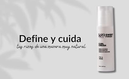 K89 - Sweet Finish Curl Cream Crema de Rizos Fijación 4 150 ml - Define Rizos y Ondas sin Rigidez - Hidratación y Control del Frizz