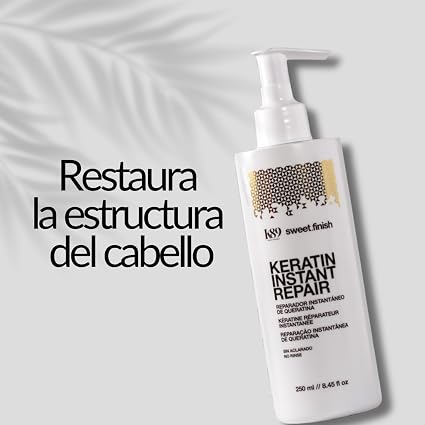 K89 - Sweet Finish Keratin Instant Repair Tratamiento Reparador de Queratina sin Aclarado 250 ml - Elimina el Frizz y Facilita el Alisado - Protección UV