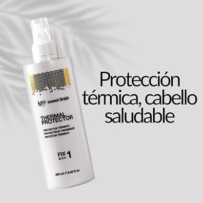 K89 - Sweet Finish Keratin Instant Repair Tratamiento Reparador de Queratina sin Aclarado 250 ml - Elimina el Frizz y Facilita el Alisado - Protección UV